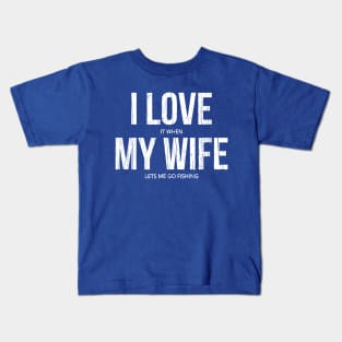 I Love My Wife Kids T-Shirt